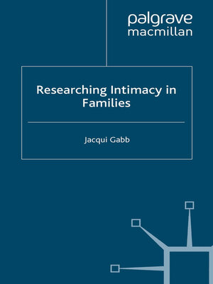 cover image of Researching Intimacy in Families
